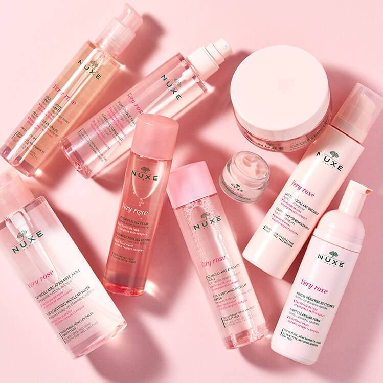 Gesichtsreinigung mit VERY ROSE von NUXE