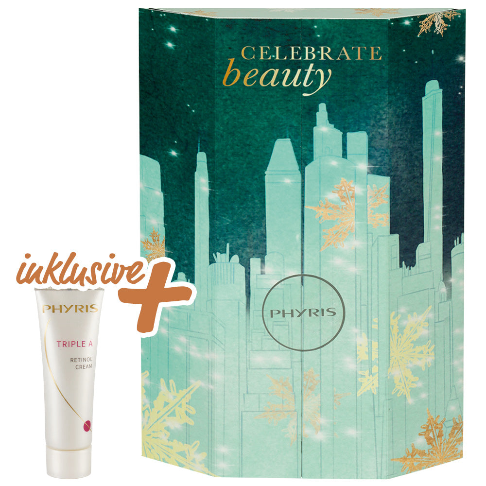 Celebrate Beauty Adventskalender 2022 von PHYRIS – Feiern Sie die Kunst des Schönseins!