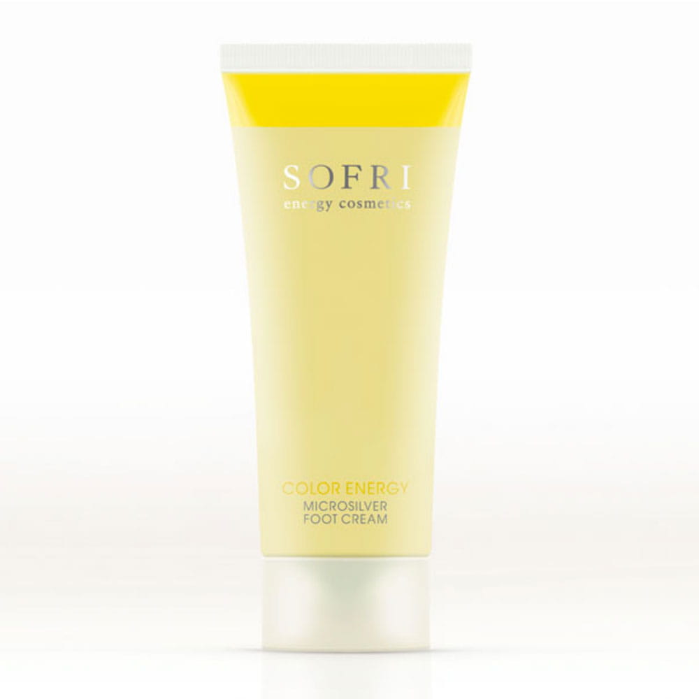 Color Energy Microsilver Foot Cream / Gelb von Sofri