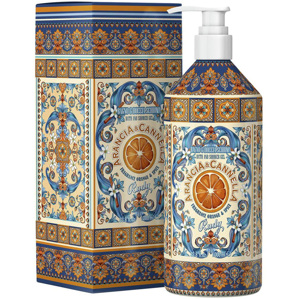 Bade & Dusch Gel Orange & Spice / Special Edition 1000 ml Rudy Profumi