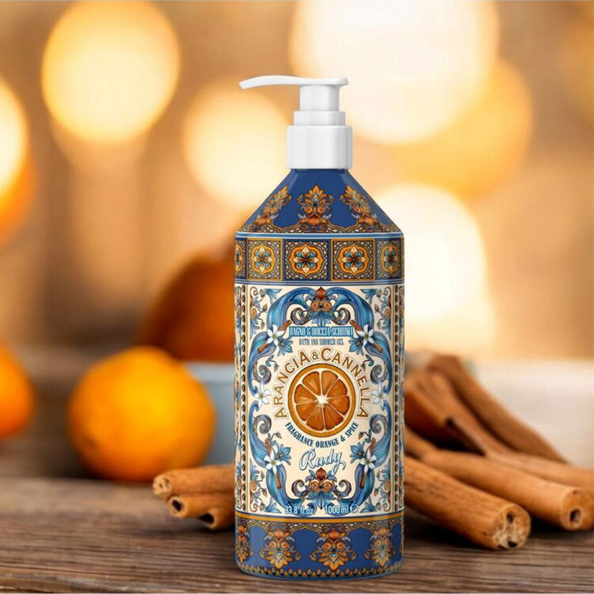 Bade & Dusch Gel Orange & Spice / Special Edition 1000 ml Rudy Profumi