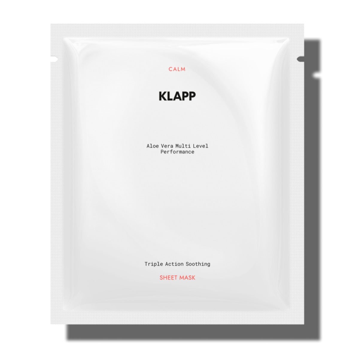 Aloe Vera Triple Action Soothing Sheet Mask von Klapp Cosmetics