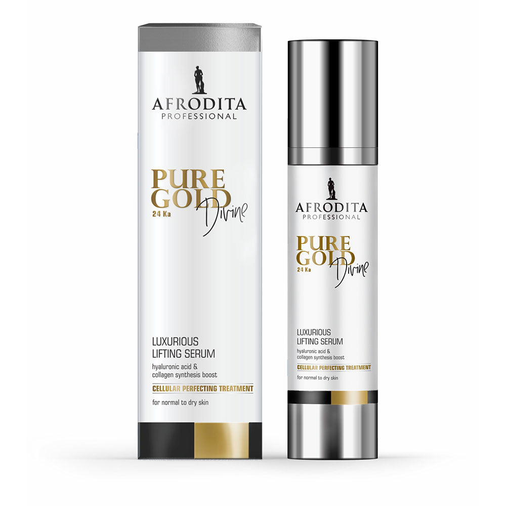 PURE GOLD DEVINE lifting serum dry skin von Afrodita Professional