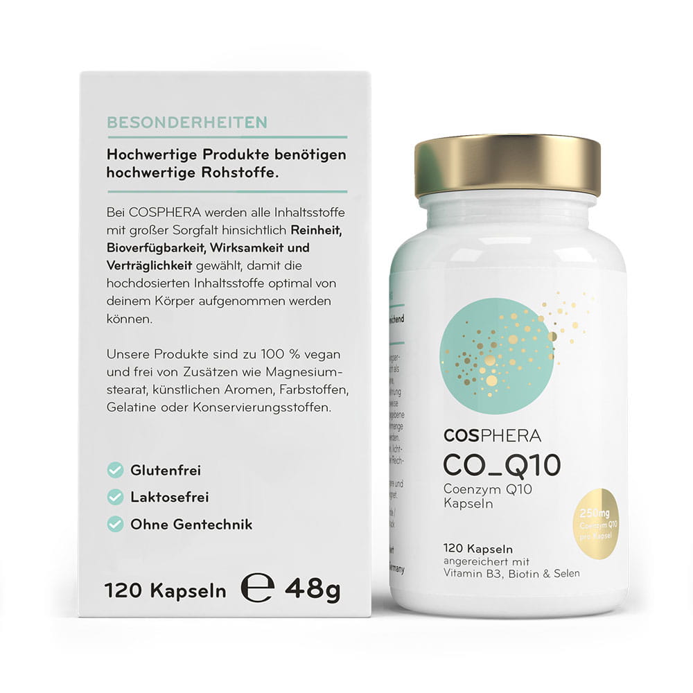 Coenzym Q10 Kapseln von Cosphera
