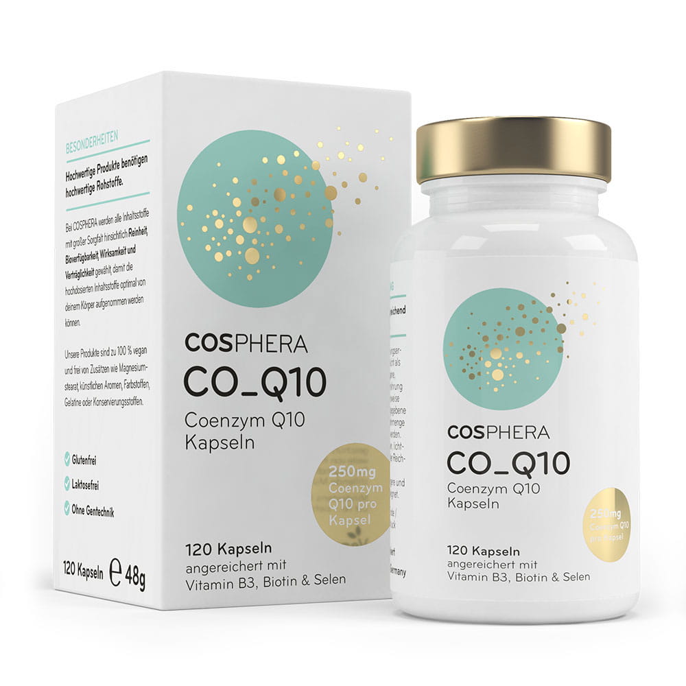 Coenzym Q10 Kapseln von Cosphera