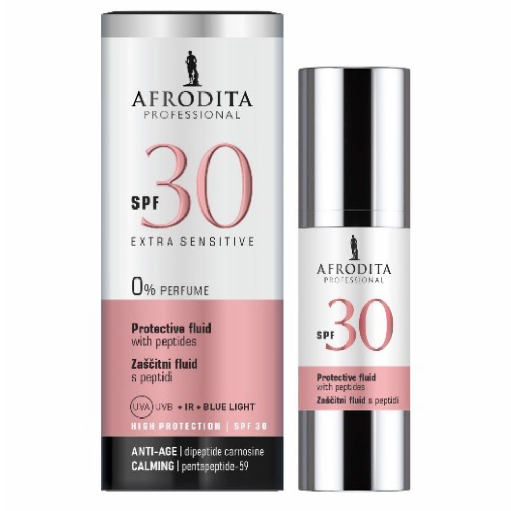 MULTIACTIVE SPF 30 Protective Fluid with Peptides von Afrodita Professional
