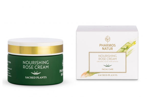 Nourishing Rose Cream Bio Aloe mit Rose von Pharmos Natur
