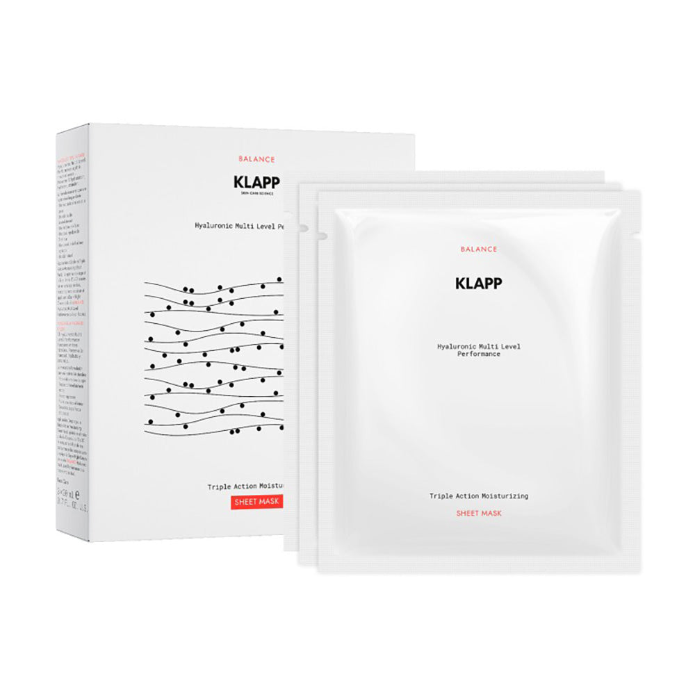 Triple Action Moisturizing Sheet Mask von Klapp Cosmetics