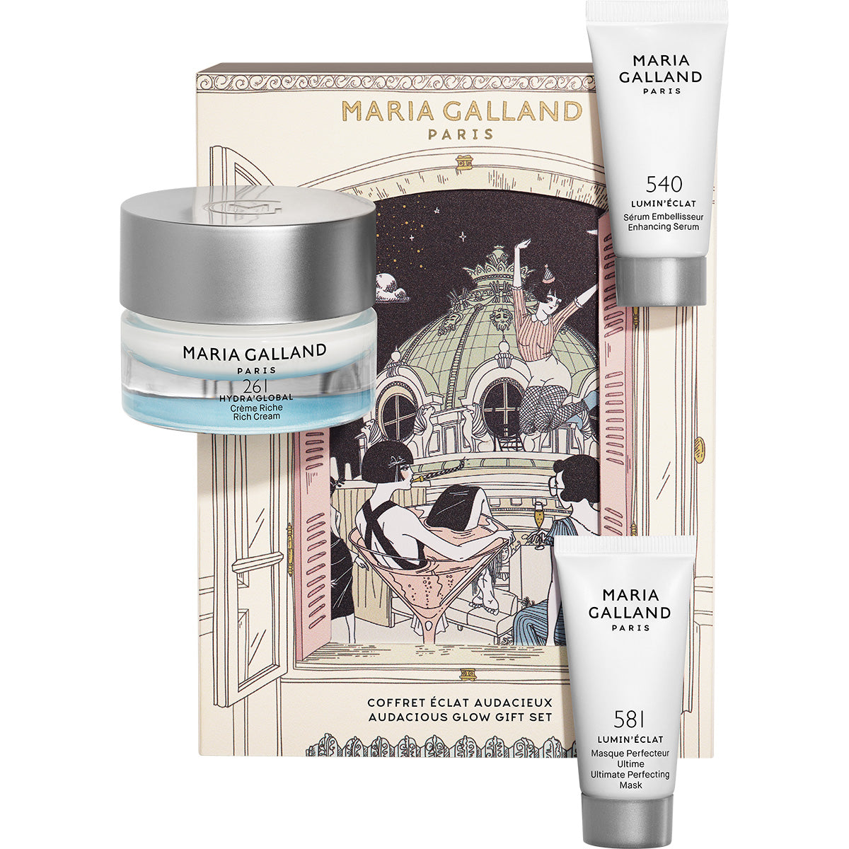 Audacious Glow Gift Set / 261 + 540 + 581
