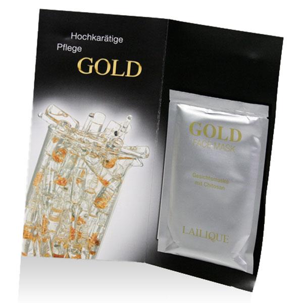 Gold Face Maske
