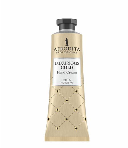 Handcreme LUXURIOS GOLD von Afrodita Professional