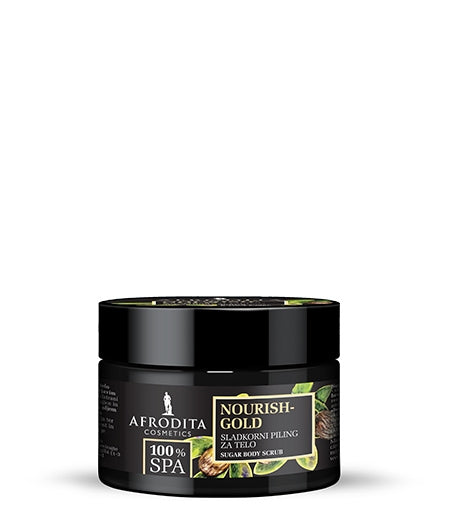 100% SPA NOURISH GOLD Zucker-Peeling für den Körper