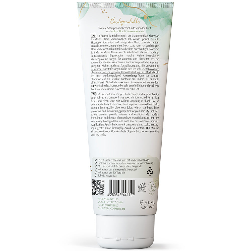 Body Touch Nature-Shampoo von Aloe Vera Tratz