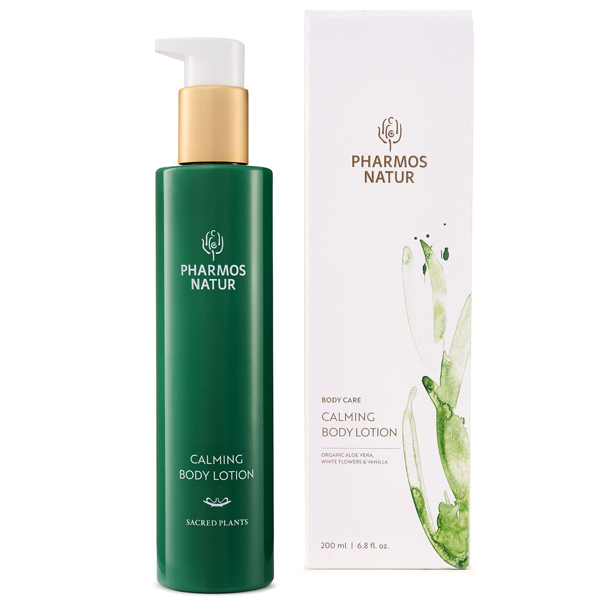 Calming Body Lotion Bio Aloe mit weißen Blüten & Vanille Pharmos Natur