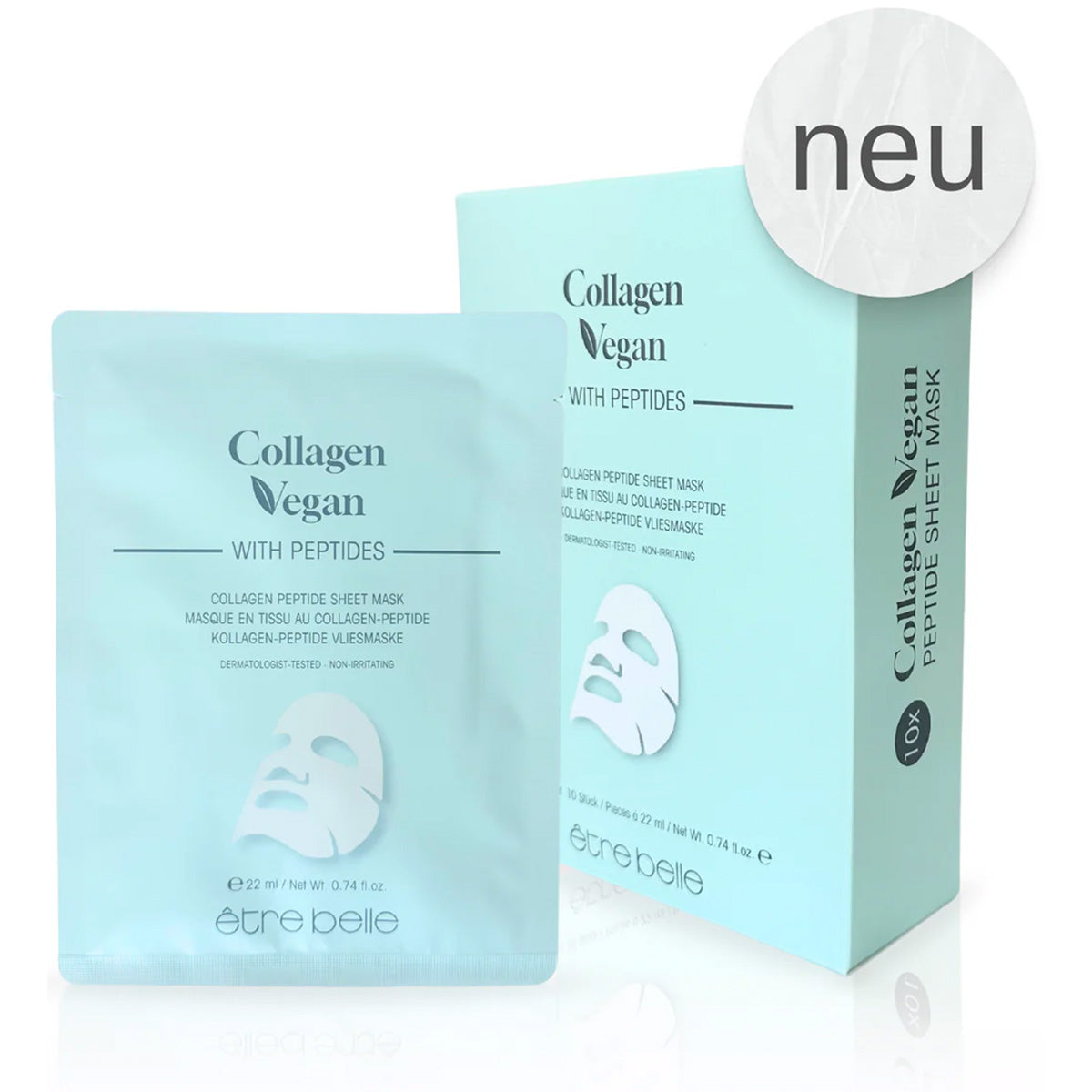 Collagen Vegan Peptide Vliesmasken von etre belle