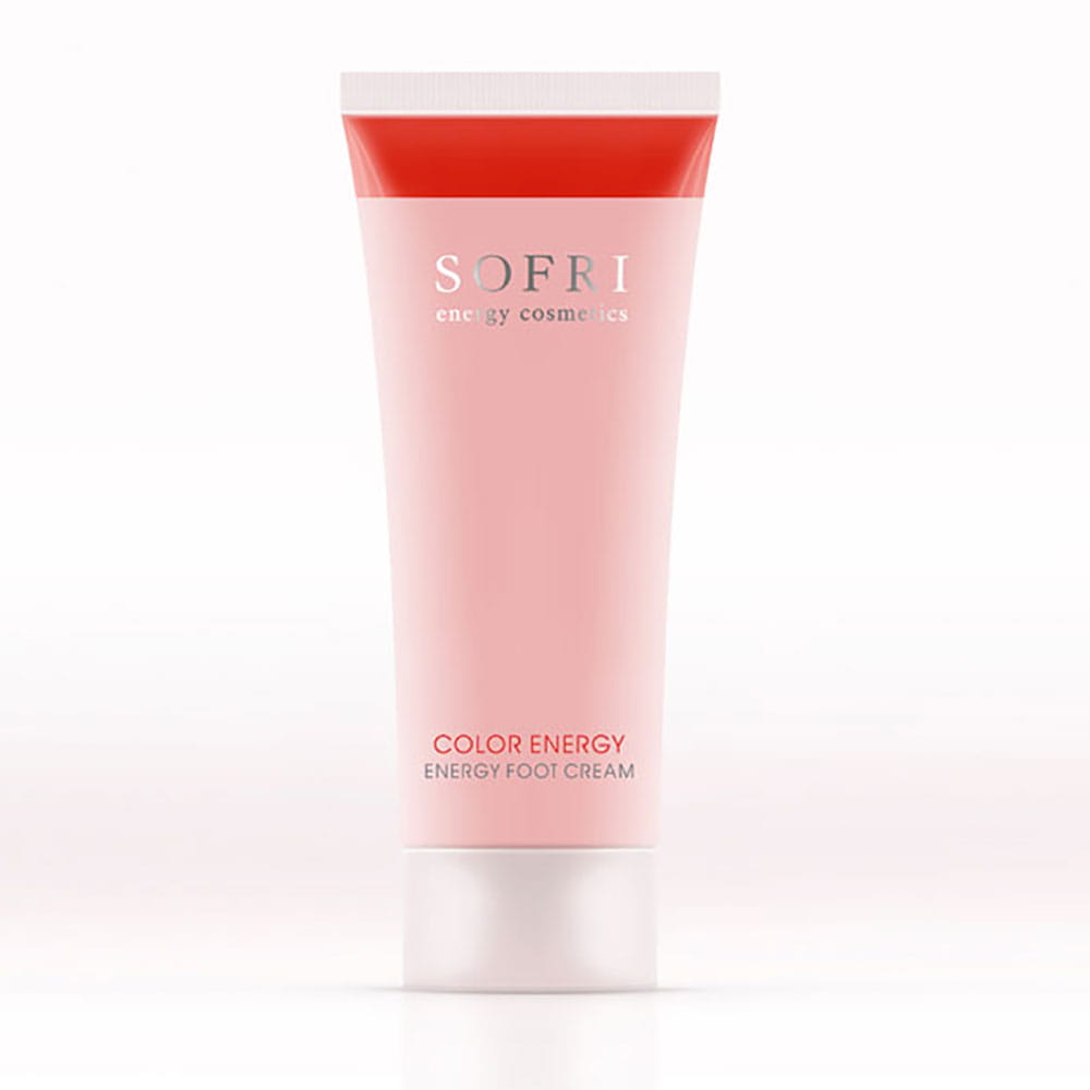 Color Energy Energy Foot Cream / Rot von Sofri