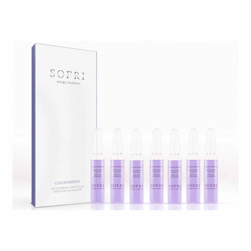 Color Energy Moisturizing Ampoules / Indigo-Fliedervon Sofri
