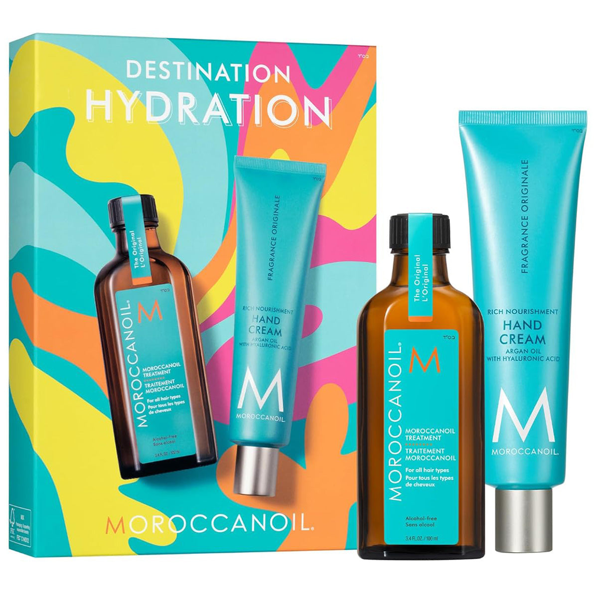Destination Hydration Set: Moroccanoil Treatment + Hand Cream