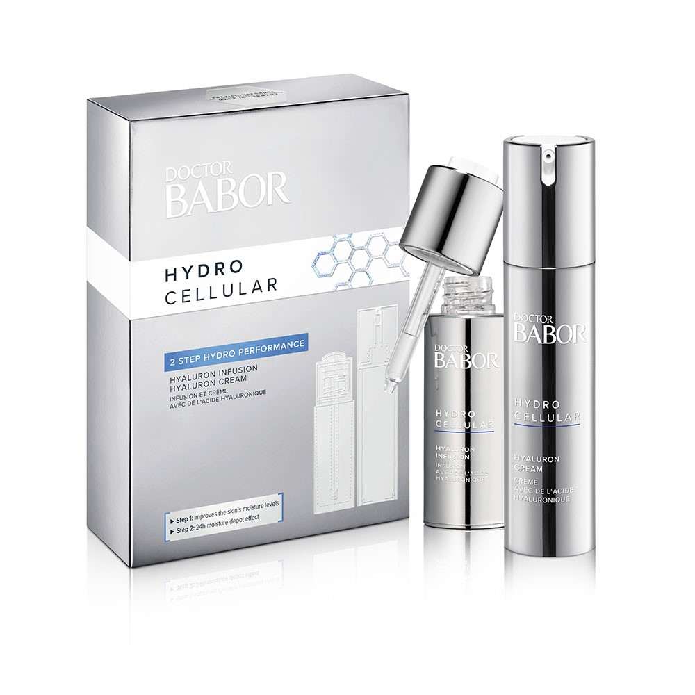 Doctor Babor Hydro Cellular Set / Hyaluronic Cream + Serum von Babor