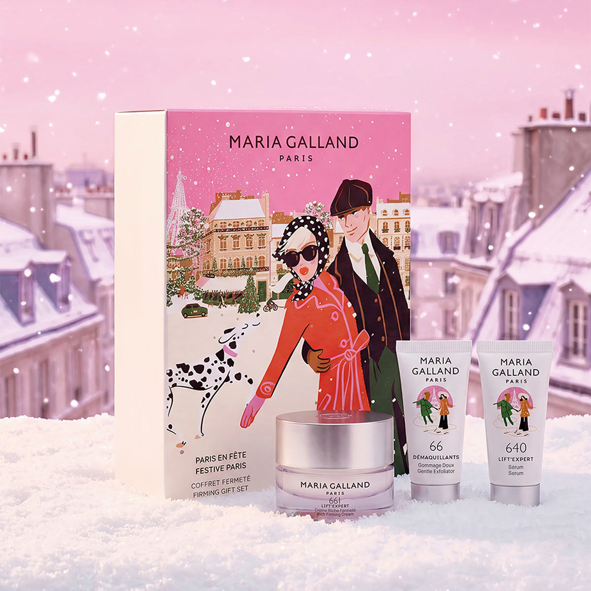 Festive Paris - Firming Gift Set / 661 + 640 + 66 von Maria Galland