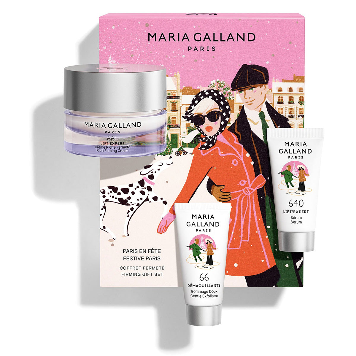 Festive Paris - Firming Gift Set / 661 + 640 + 66 von Maria Galland