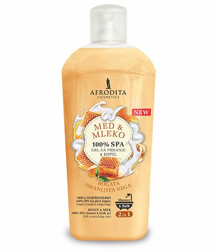 100 % SPA Dusch- und Badegel HONIG & MILCH