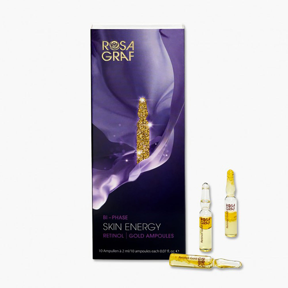 Ampulle BI-Phase Skin Energy Retinol / Gold von Rosa Graf
