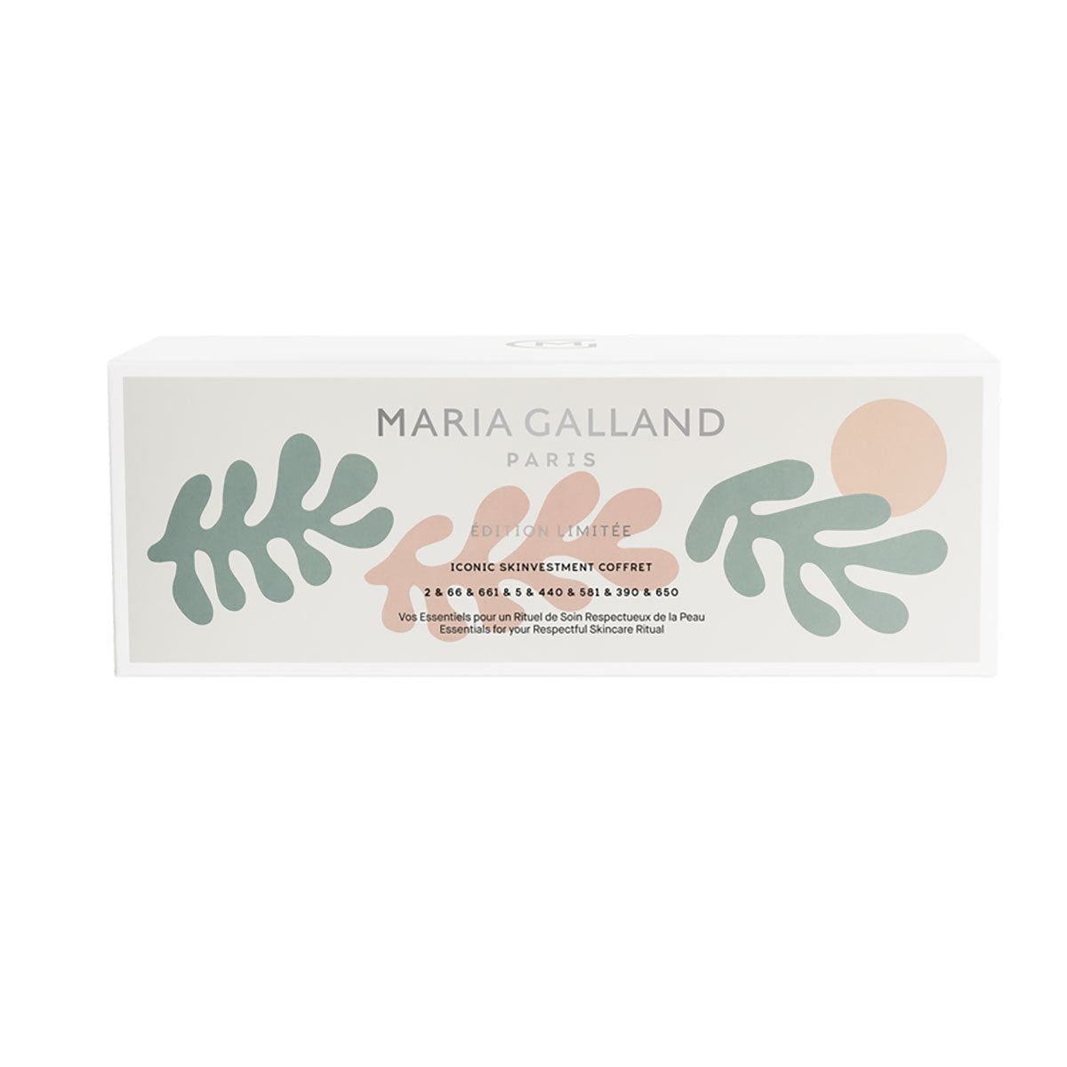 Ikonisches Hautpflege-Set Skinvestment / 2 + 5 + 66 + 661 + 440 + 581 + 650 + 390 von Maria Galland