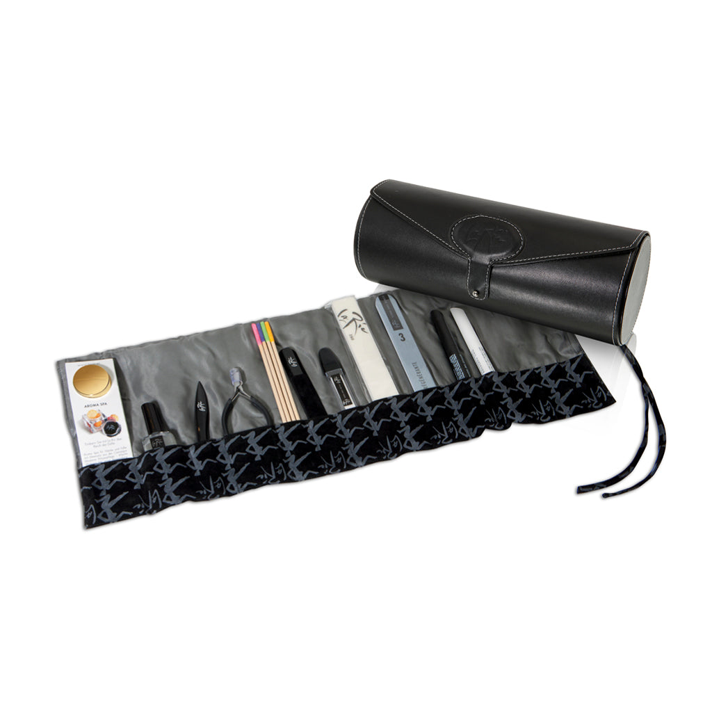 Business Manicure DeLuxe black/schwarz, m.La Ric Logo