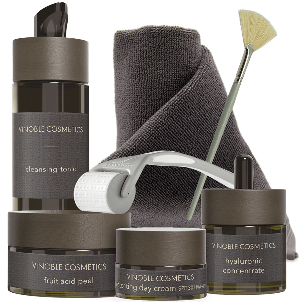 Microneedling home treatment set von Vinoble Cosmetics