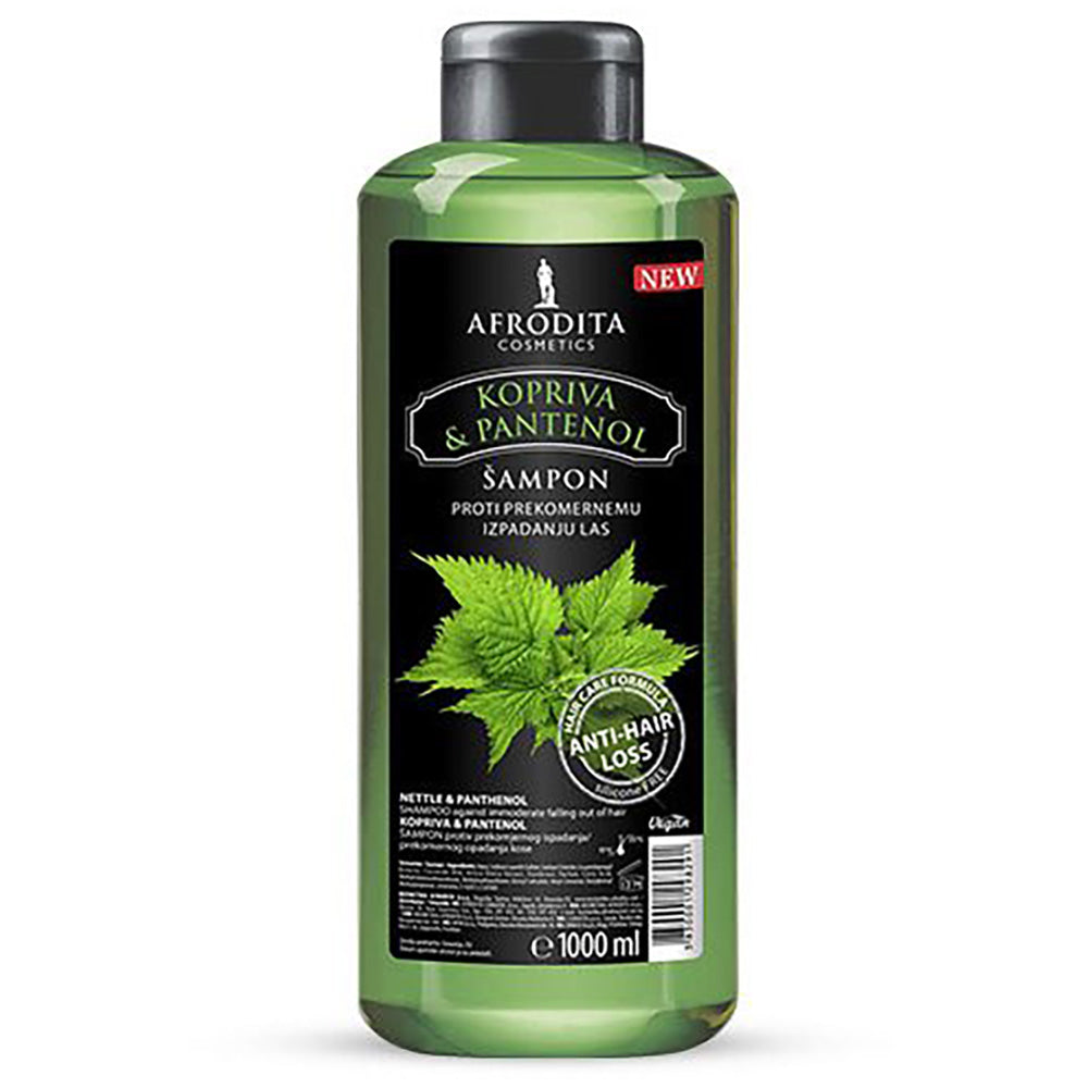 Shampoo BRENNESSEL & PANTHENOL von Afrodita Kosmetik