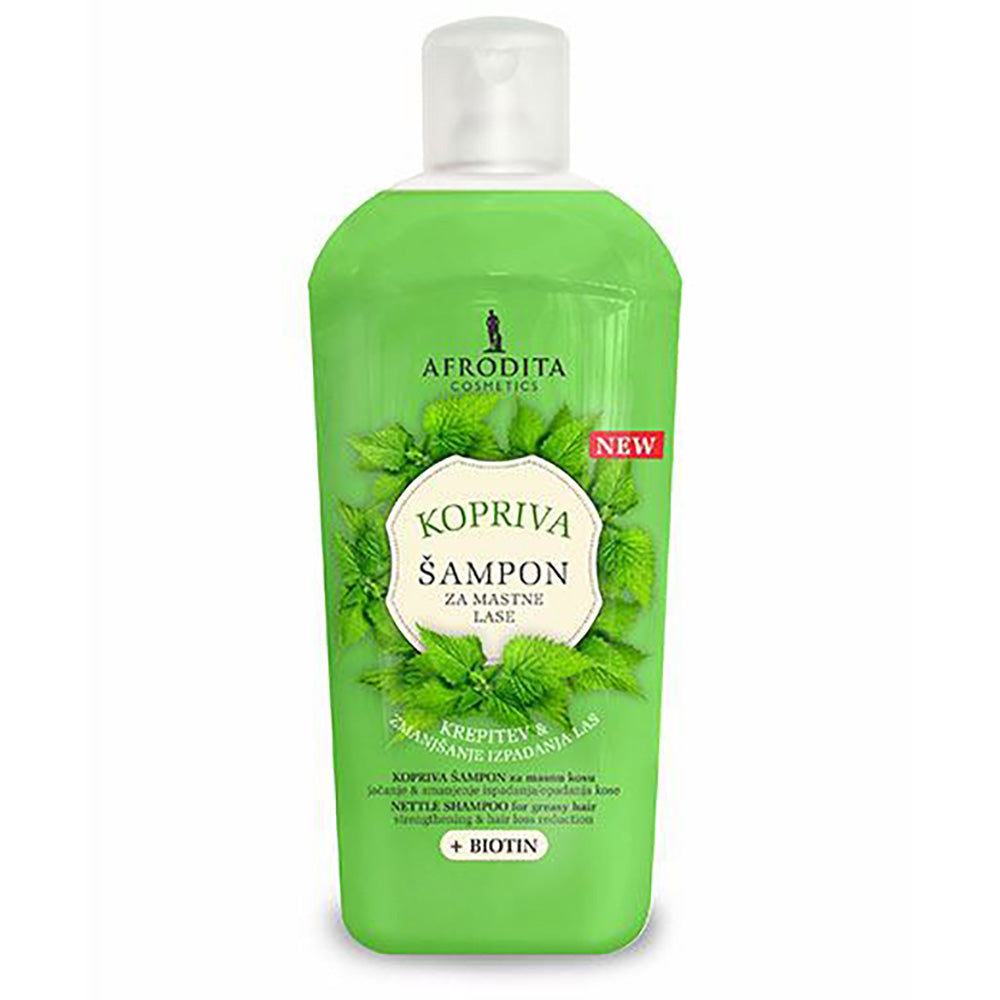 Shampoo BRENNNESSEL & BIOTIN von Afrodita Kosmetik