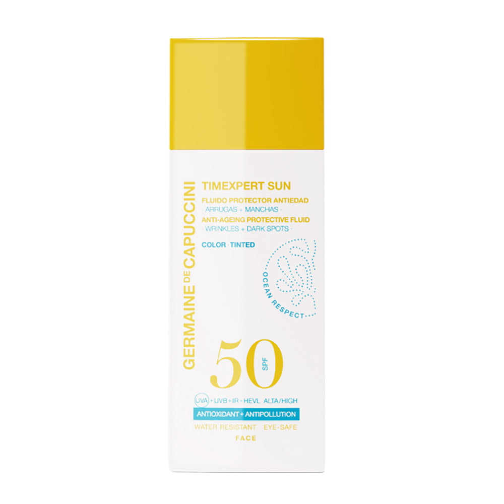 Timexpert Sun Anti-Ageing Protective Fluid Tinted SPF 50 von Germaine de Capuccini