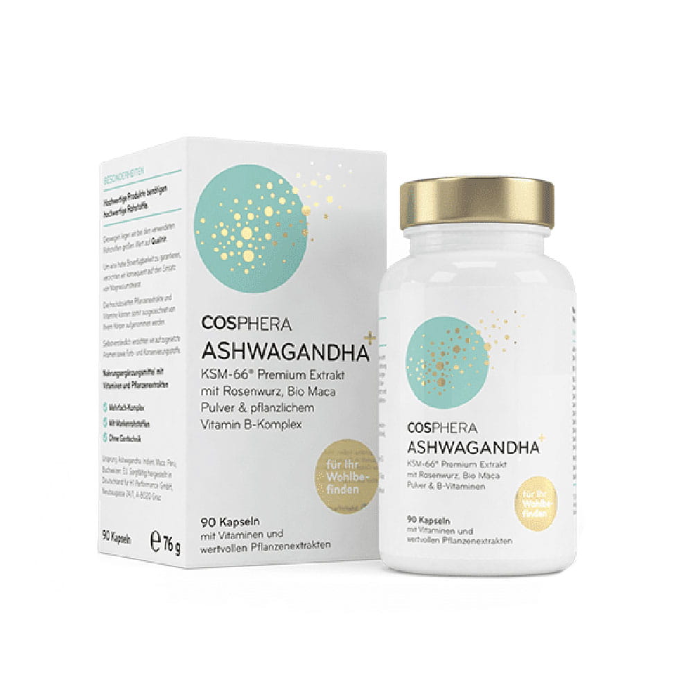 Ashwagandha+ Kapseln von Cosphera