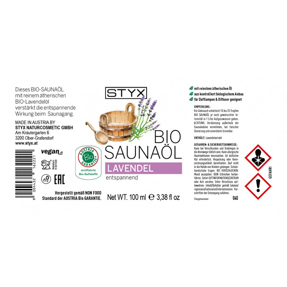 BIO Saunaöl Lavendel von STYX