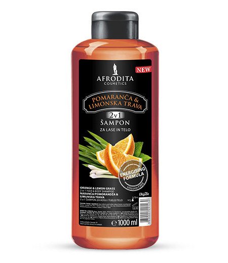 Haar- und Körpershampoo SÜSSORANGE & ZITRONENGRAS