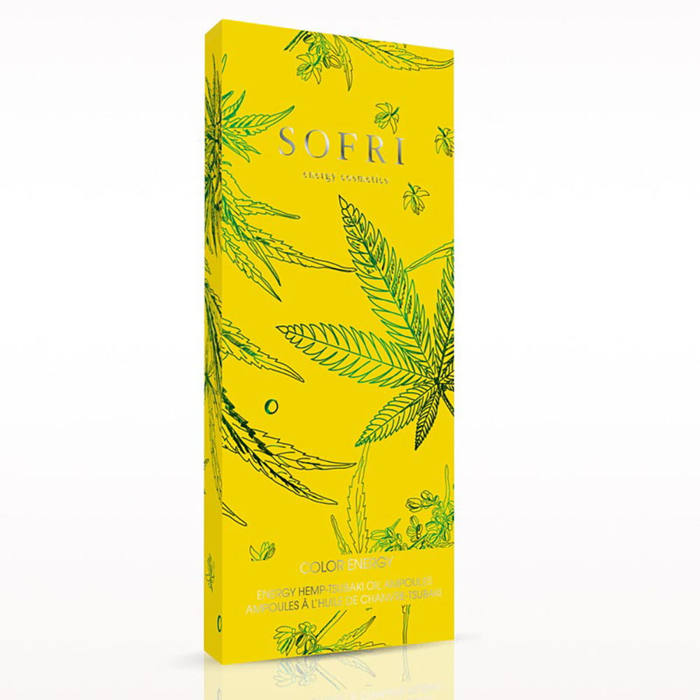 Color Energy Hemp-Tsubaki Oil Ampoules / Gelb von Sofri