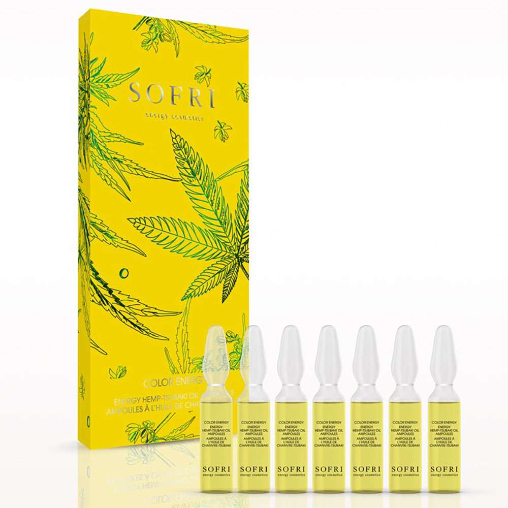 Color Energy Hemp-Tsubaki Oil Ampoules / Gelb von Sofri