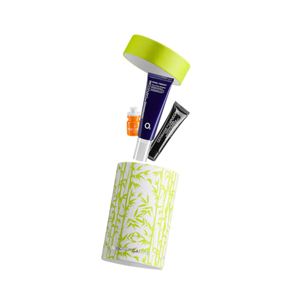 Excel Therapy O2 Anti-Pollution Emulsion 50ml + Repair Night Progress Eye + Ampulle Set von Germaine de Capccuini