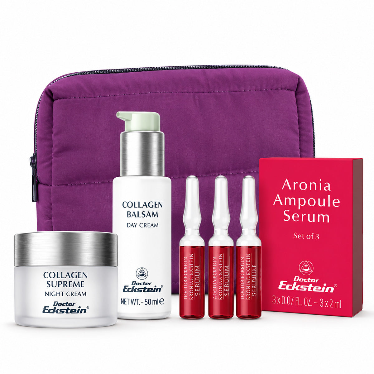 Doctor Eckstein Anti Wrinkle Set / Collagen Supreme & Balsam + Aronia Ampullen