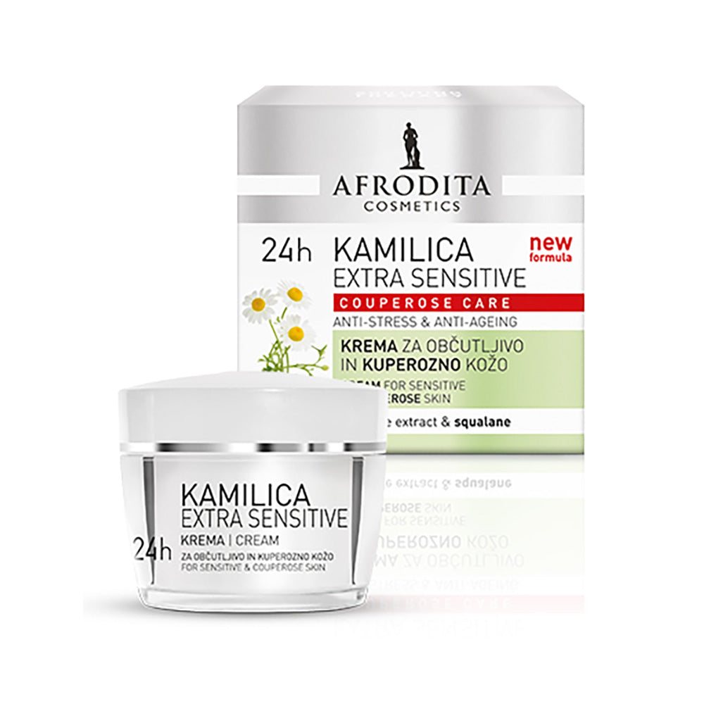 Kamille / CHAMOMILE EXTRA SENSITIVE 24h Cream von Afrodita Professional